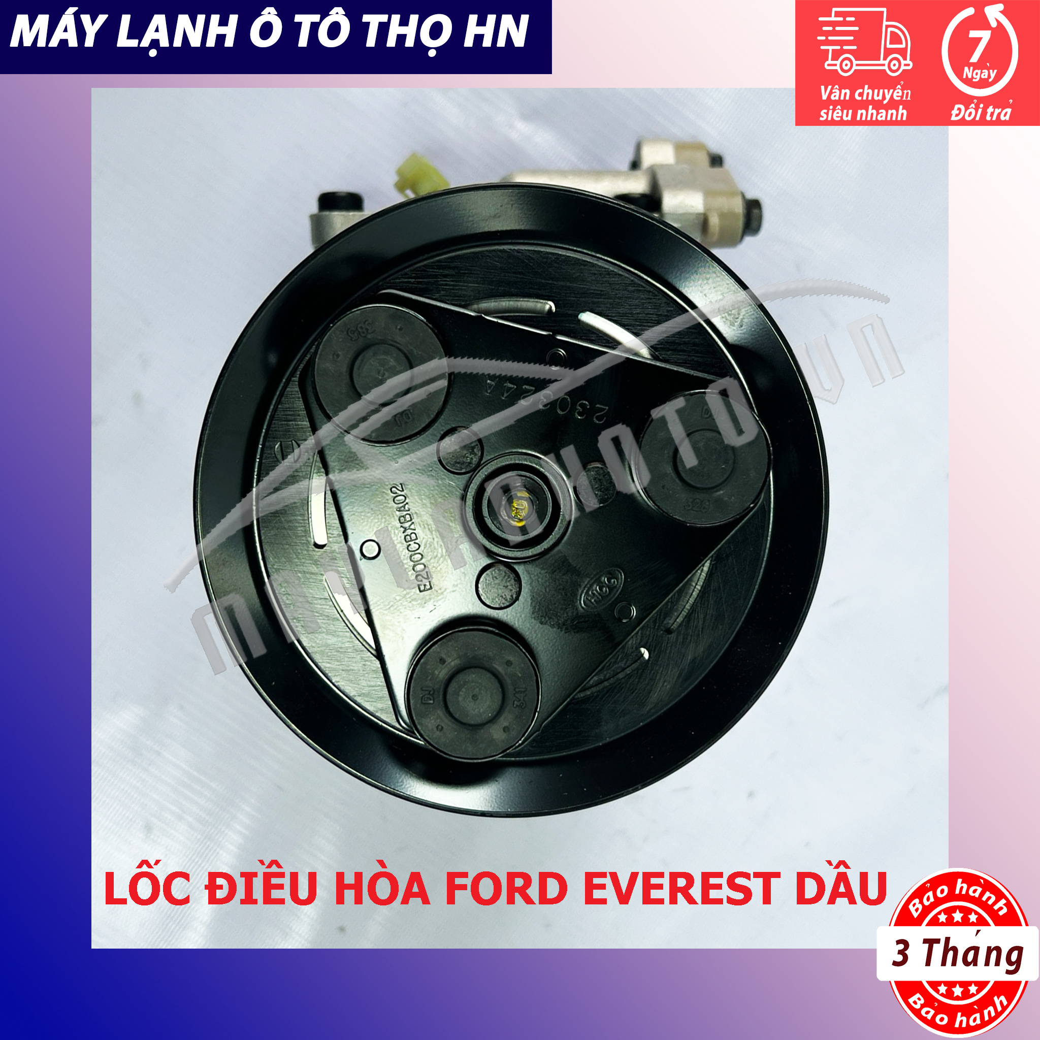 Lốc điều hòa (block,máy nén) Ford Everest dầu 2006 2007 2008 2009 2010 2011 2012 2013 2014 Hàn Quốc 06 07 08 09 10 11 12 13 14