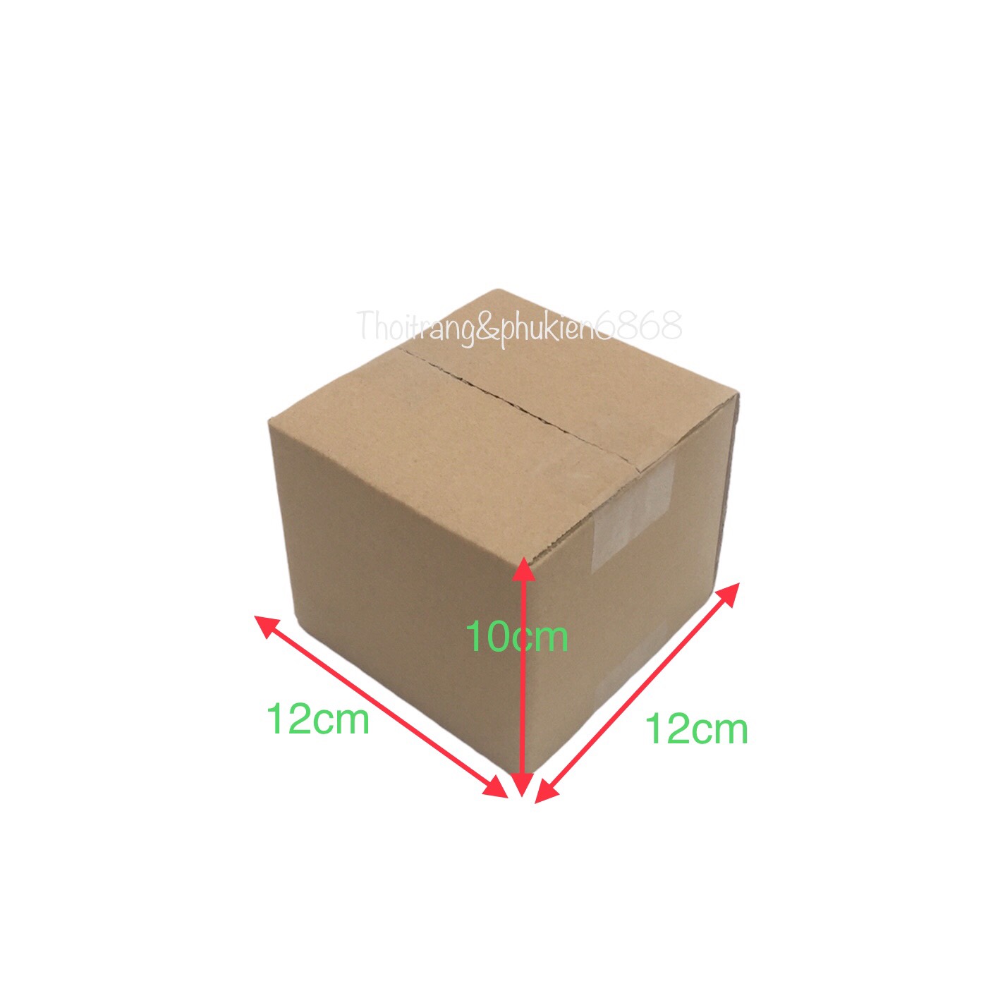 12x12x10 Combo10 hộp carton đóng hàng cỡ nhỏ size 12*12*10