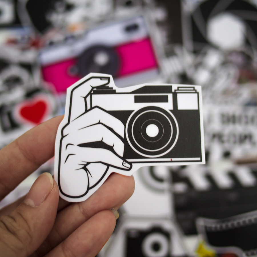 Set 100 Sticker - Camera