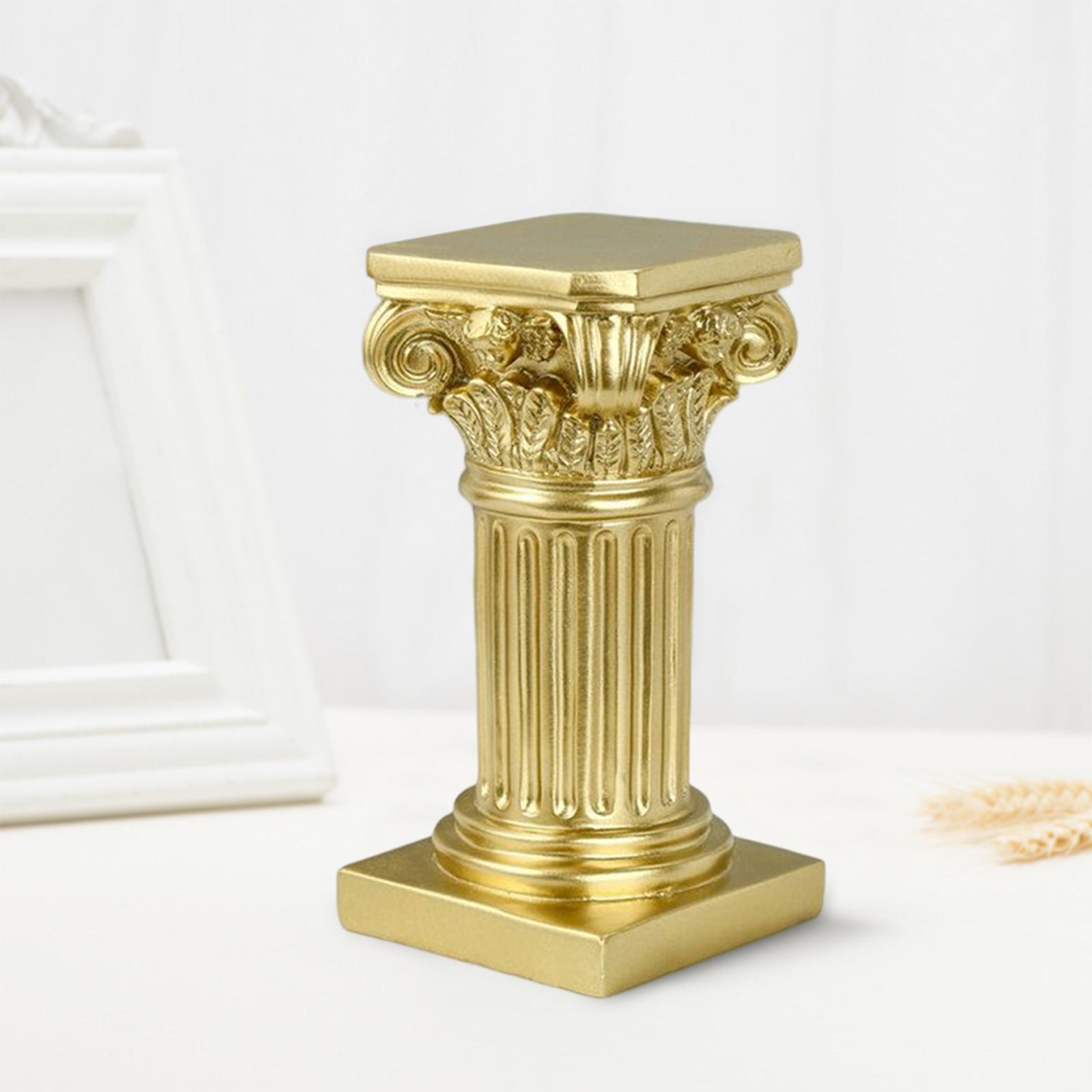 Roman Column Statue Plinth Base for Outdoor Decoration Handicraft Props