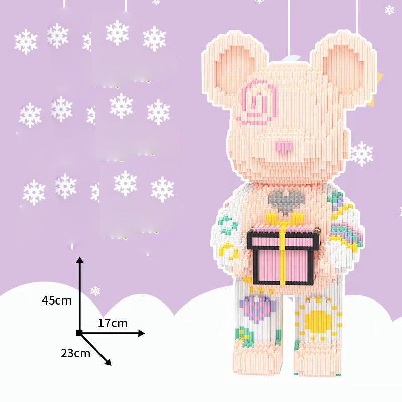 45cm Mô hình lắp ráp Bearbrick chủ đề zing - 45-zing 1755