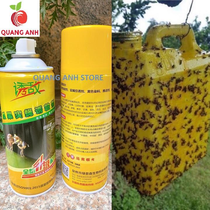 Thuốc diệt ruồi vàng, côn trùng dạng chai xịt 450ml