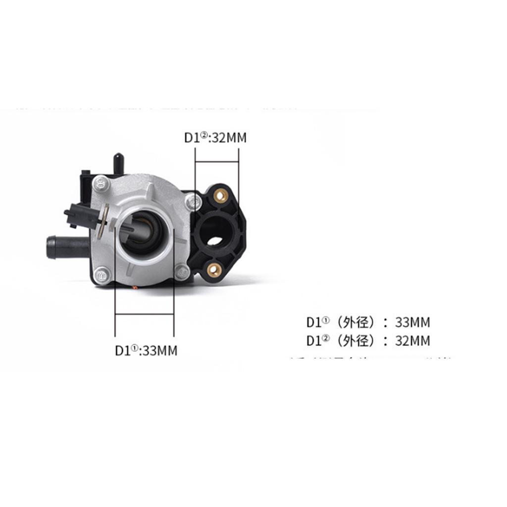 Car Coolant Thermostat Housing w/ Sensor & Gasket for 1.8L