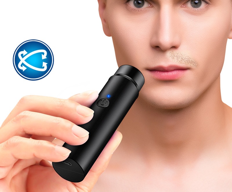 Máy cạo râu mini sử dụng pin sạc cổng Micro USB