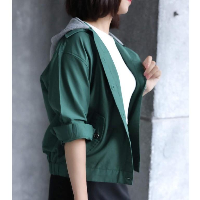 Áo khoác Kaki cao cấp in chữ lưng , áo khoác hình chữ TK Fashion - K110