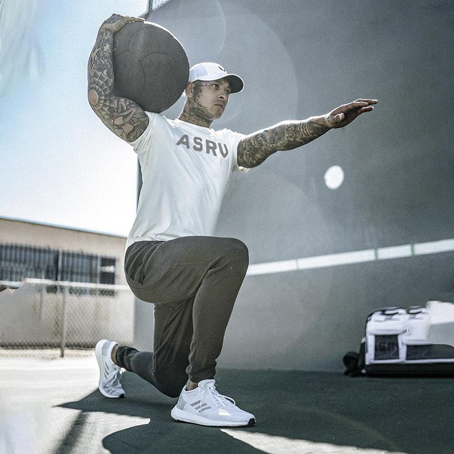 Áo Tập Gym Nam Cộc Tay Thun Lạnh Co Giãn 4 Chiều,Áo Thể Thao Nam Khỏe Khoắn Năng Động