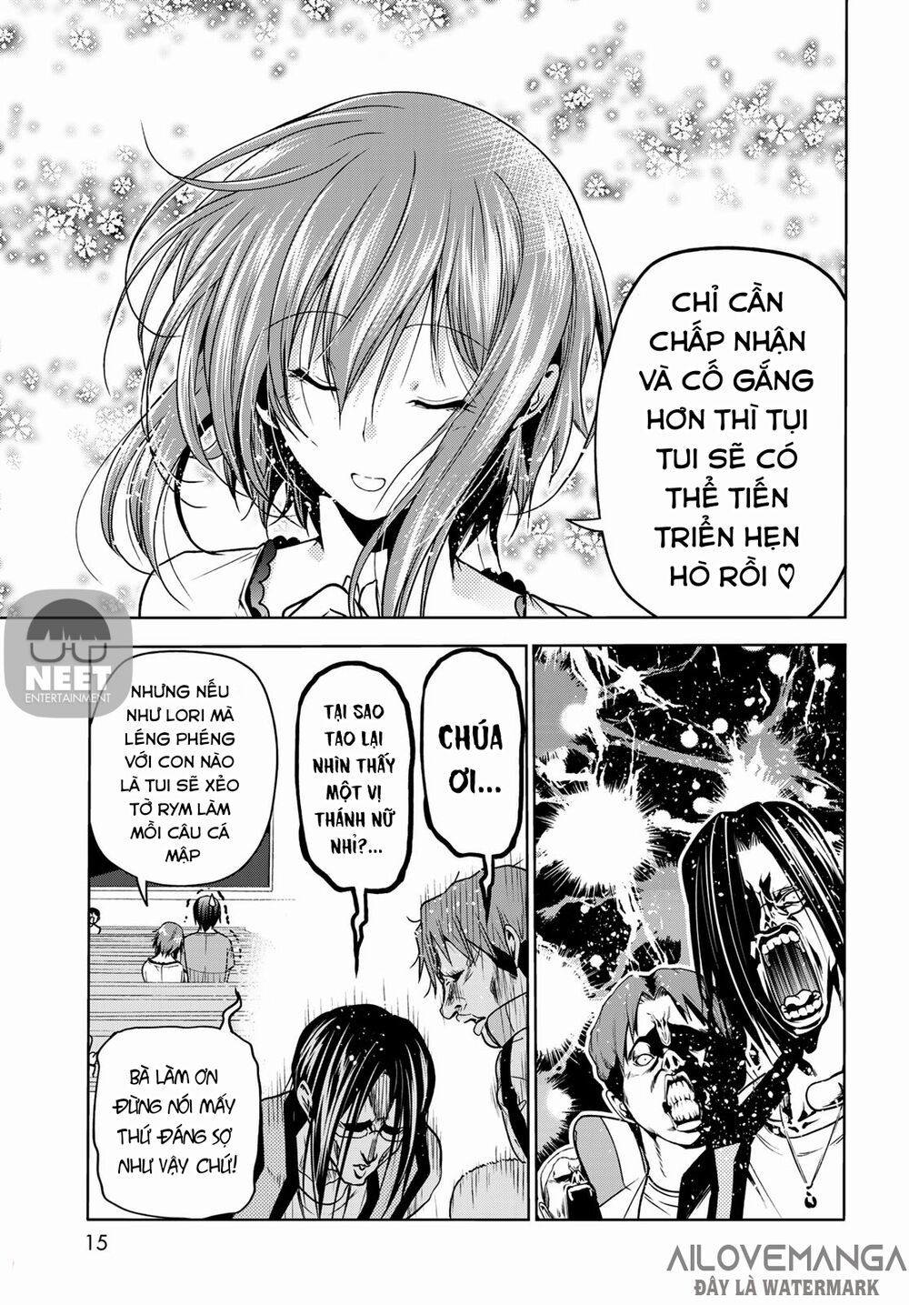 cô gái thích lặn - grand blue chapter 74 11