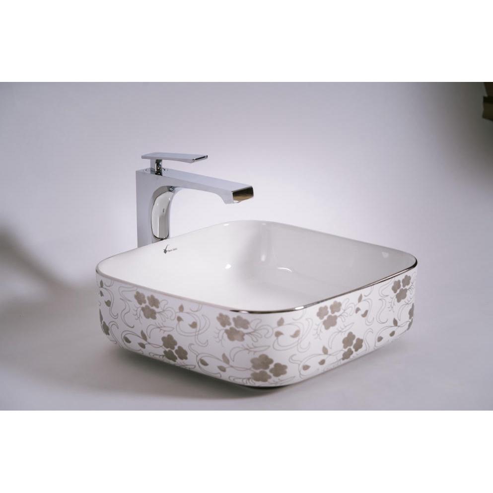 LAVABO CHẬU RỬA MẶT HOA VĂN ĐẸP S023