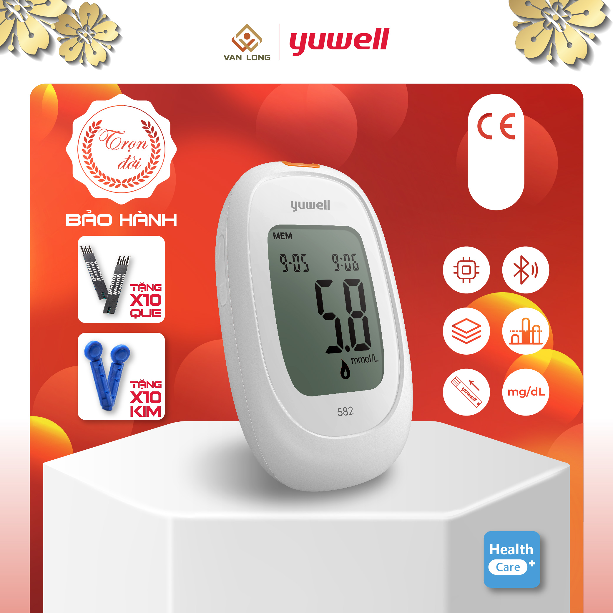 Máy đo đường huyết Yuwell 582
