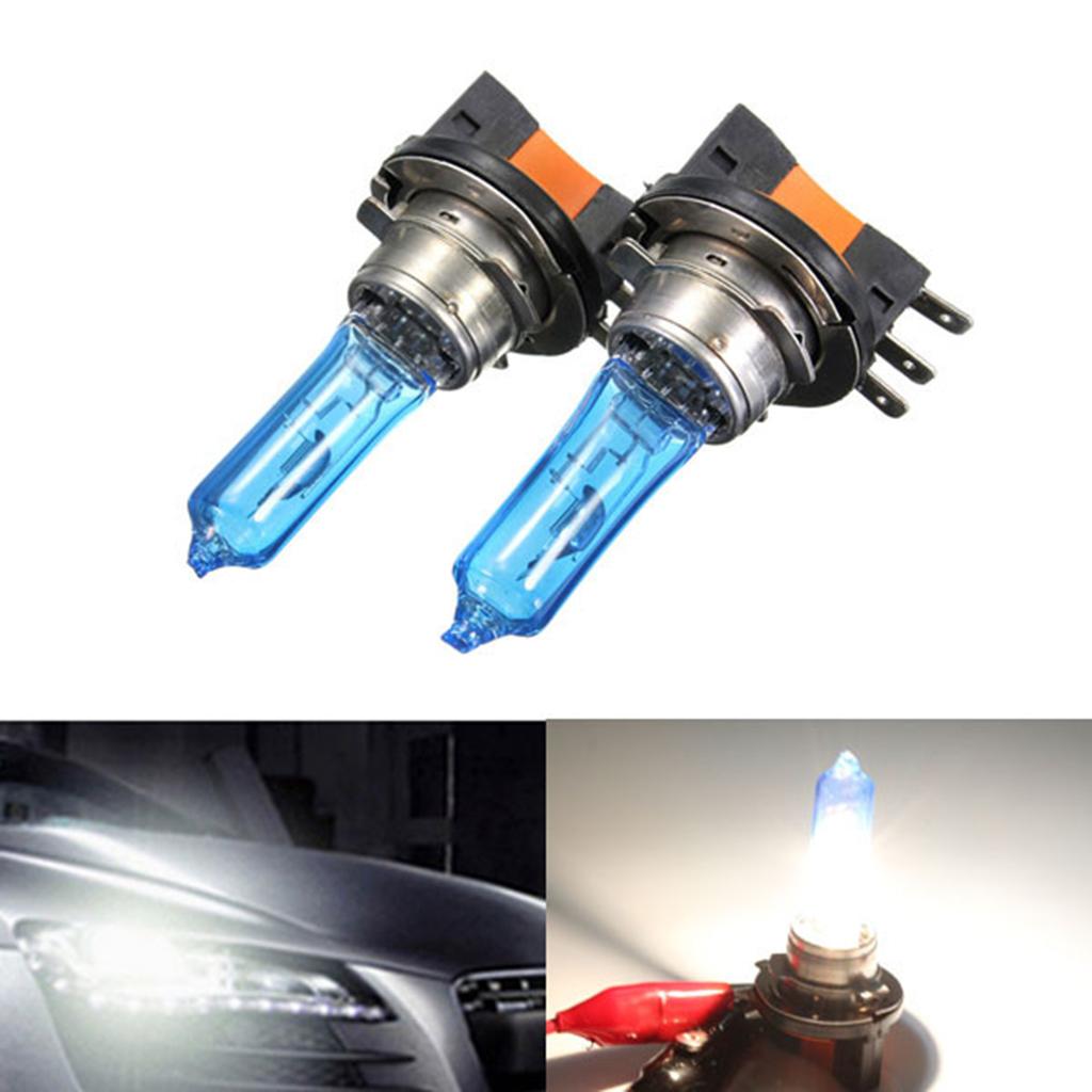Car High Bright 55w H15 Super White Xenon Head Light Bulb Halogen Lamp 12V
