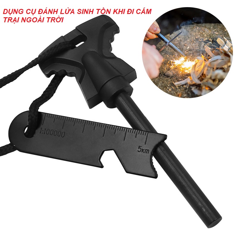 DỤNG CỤ SINH TỒN ĐÁNH LỬA CẮM TRẠI NGOÀI TRỜI - 917