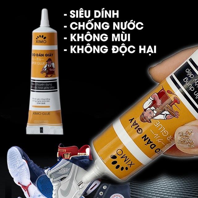 Keo Dán Giày Nhiệt XIMO Trong Suốt Siêu Dính Dùng Không Tổn Thương Da