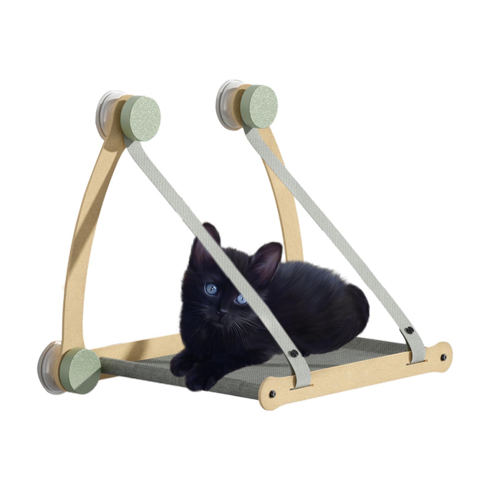 Cat Window Perch Washable Sturdy Space Saving for Climbing Bedroom Sleeping