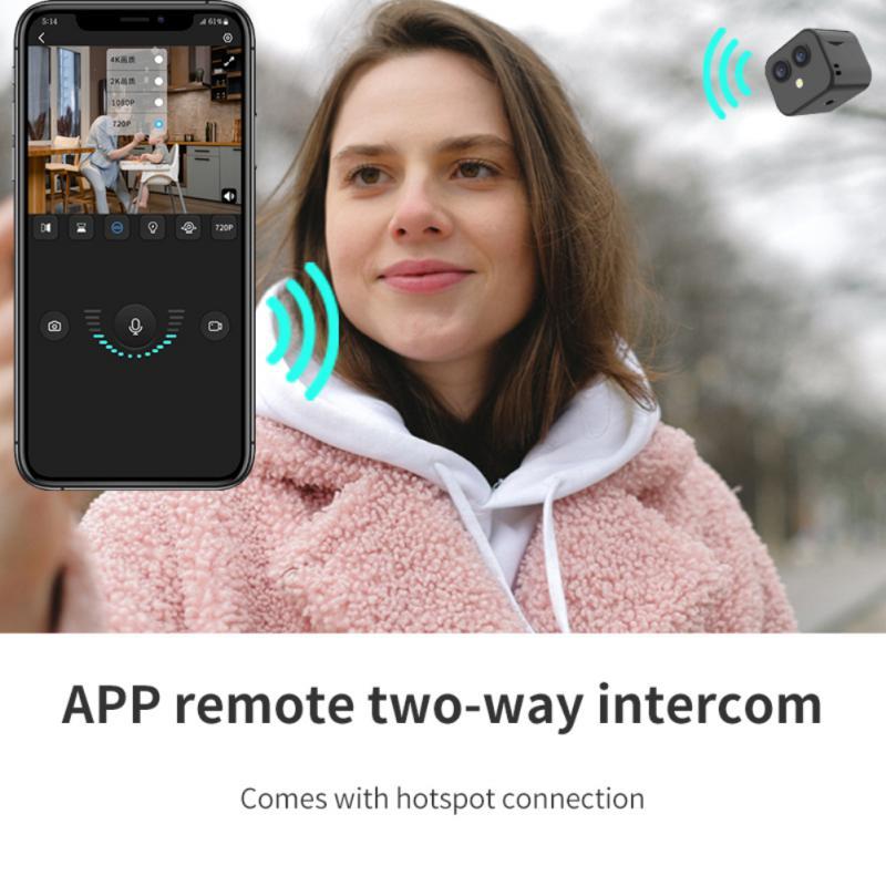 D3 HD 4K Mini Wireless WiFi camera kép điện thoại di động Máy ảnh mạng không dây điện
