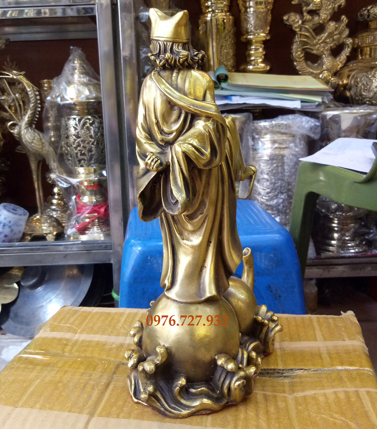 Tượng tế công bằng đồng cao 23cm, tượng tế công, bán tượng tế công