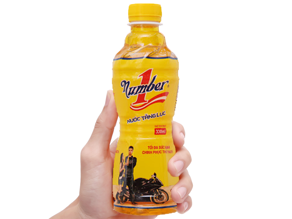 Thùng 24 chai nước tăng lực Number1 330ml