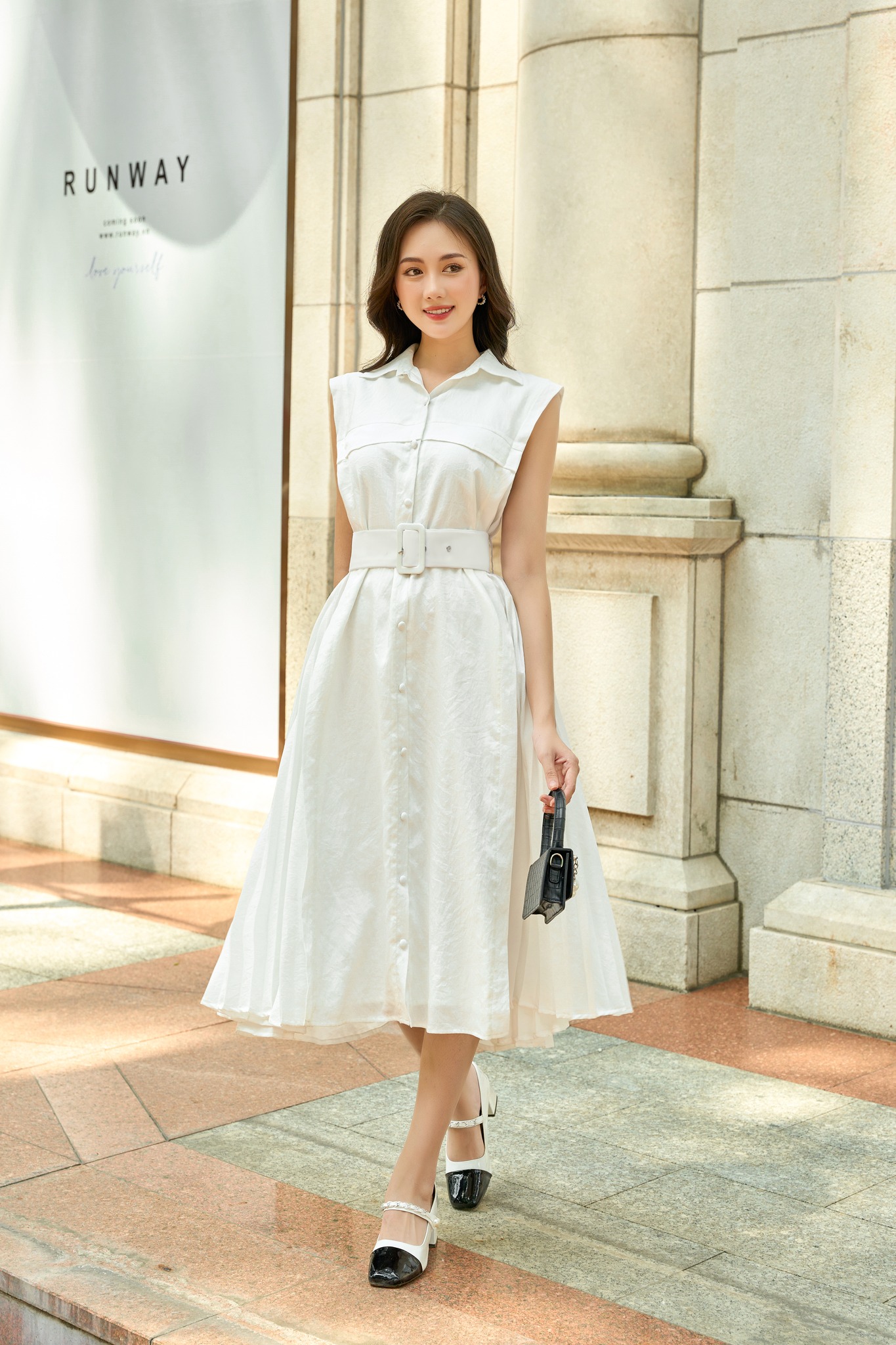OLV - Đầm Janna White Dress