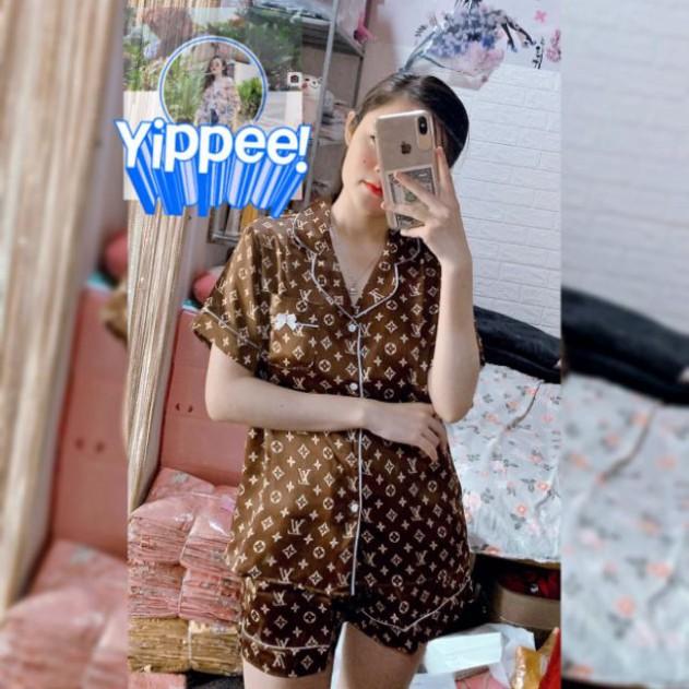 ️Có Quà Tặng️ Bộ Pijama Lụa Đùi Sang Chảng 40_60kg Hàng Shop