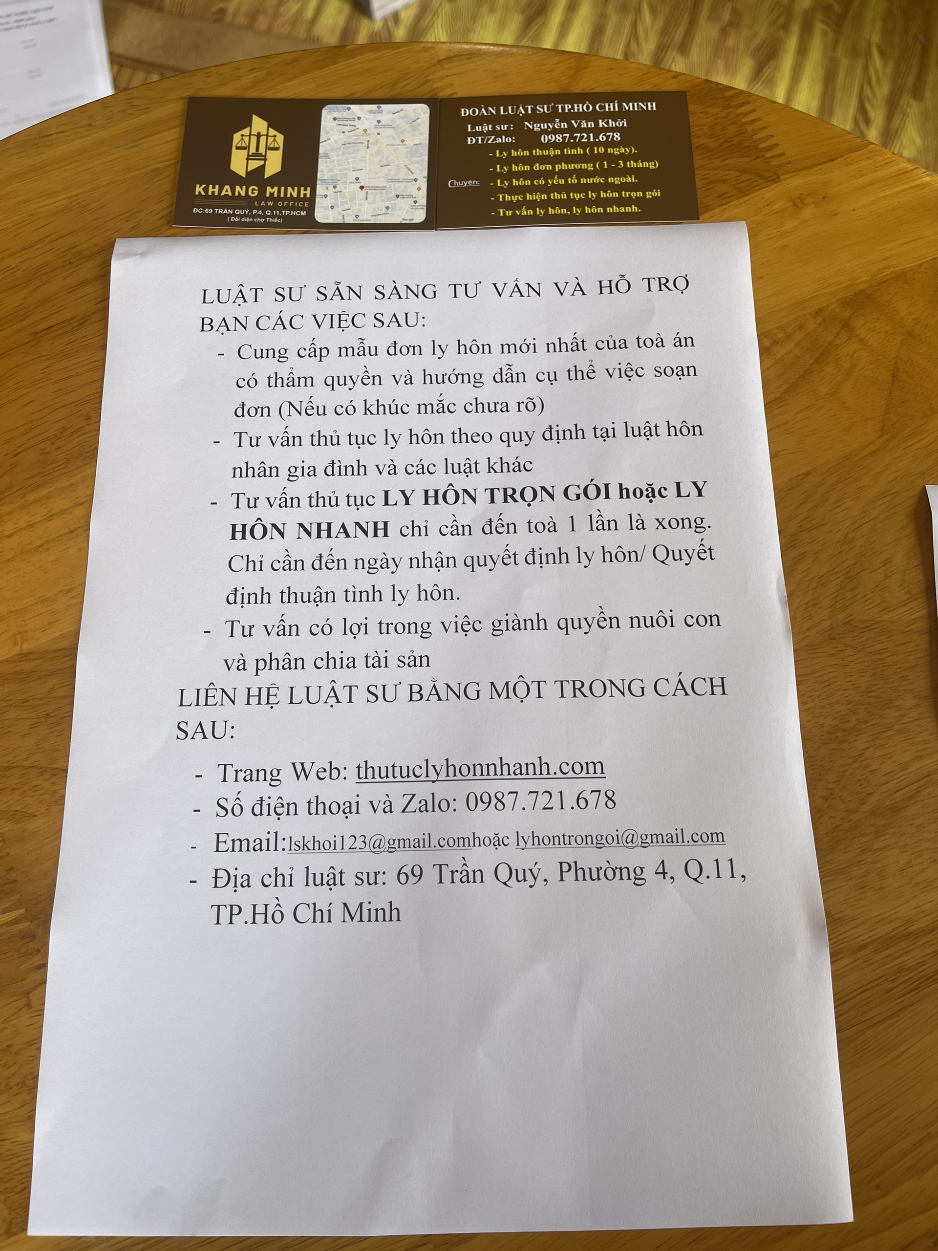 Thủ tục ly hôn thuận tình tại toà án quận 5 + 02 đơn ly hôn thuận tình + 01 hướng dẫn chi tiết