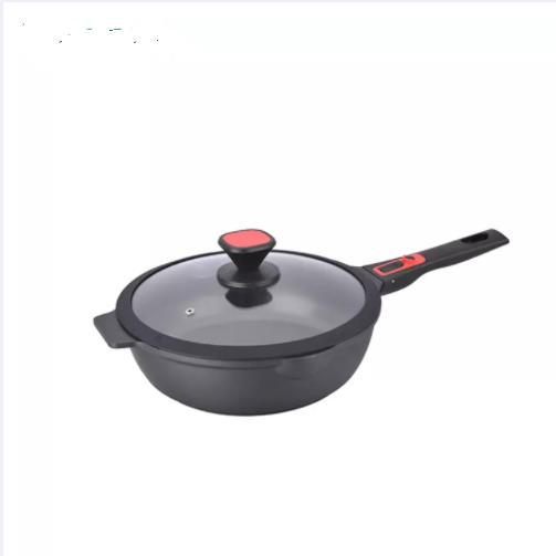 Chảo chống dính tay cầm có thể tháo rời, có nắp đậy, 28cm