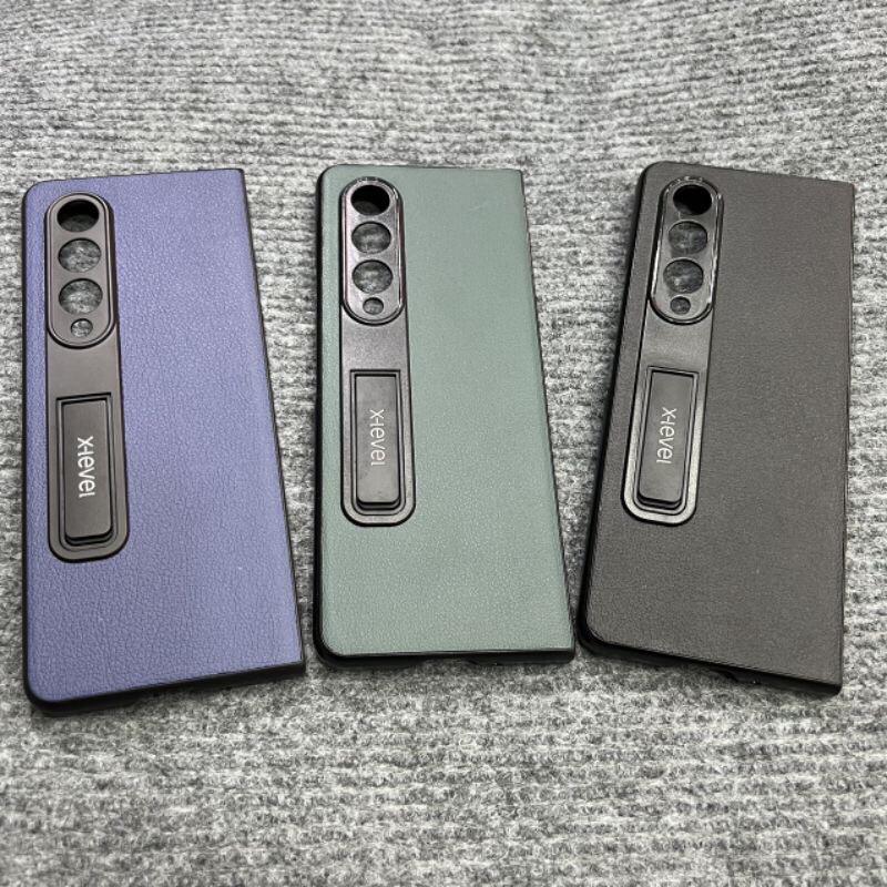 Ốp X-Level Lưng nhựa nhám có gậy chống dành cho Samsung Galaxy Z Fold 4 - Hàng chính hãng