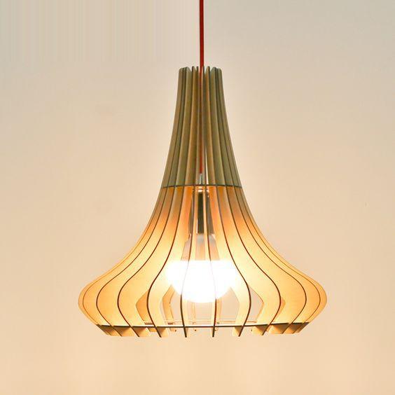 Đèn Gỗ DIY 060