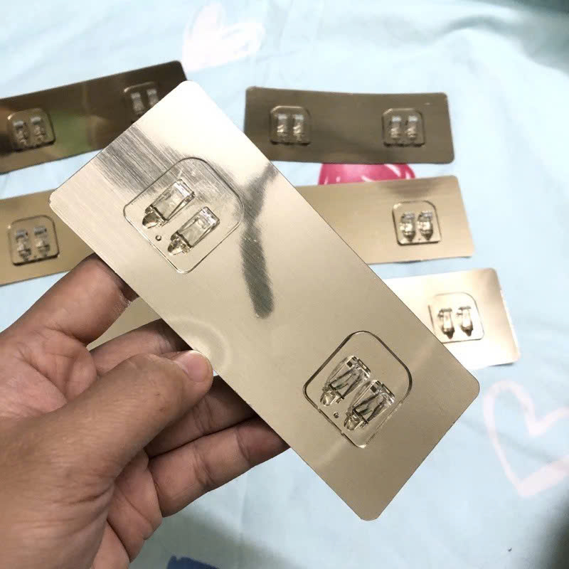 Combo 4 Miếng dán tường treo kệ bếp, kệ nhà tắm