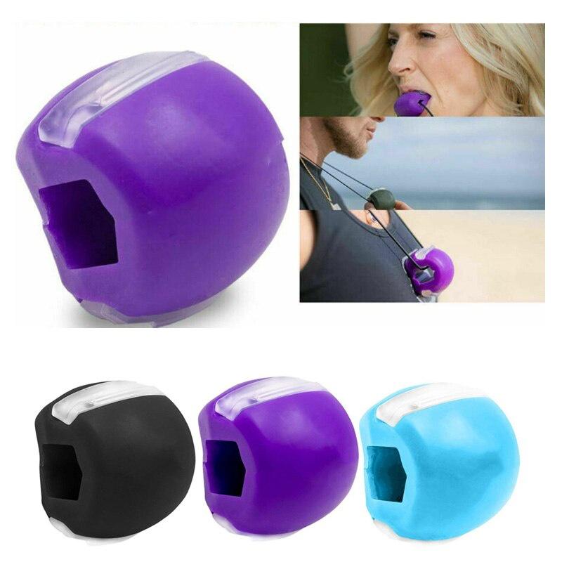 Face Exercise Ball Facial Muscle Training Fitness Ball Neck Facial Toner Jaw line Exerciser Food-grade Silica Gel