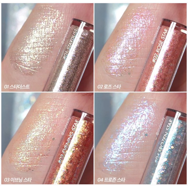 Gel Nhũ Mắt Romand The Universe Liquid Glitter 2g