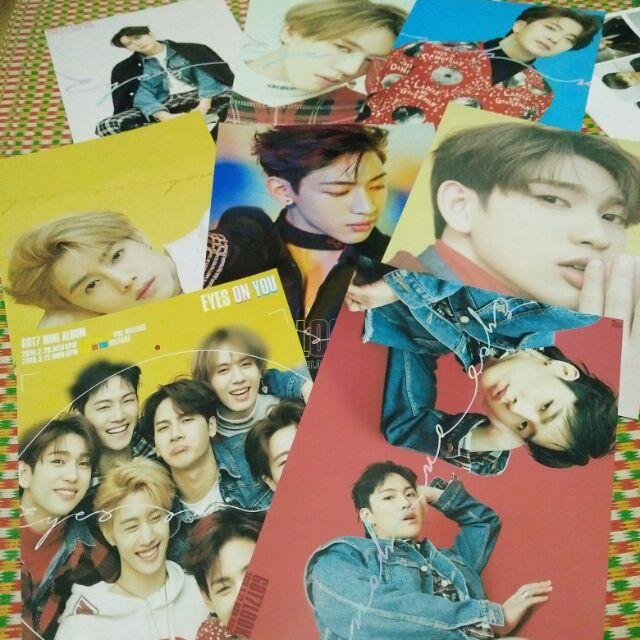 Combo 8 poster A4 GOT7 EYES ON YOU