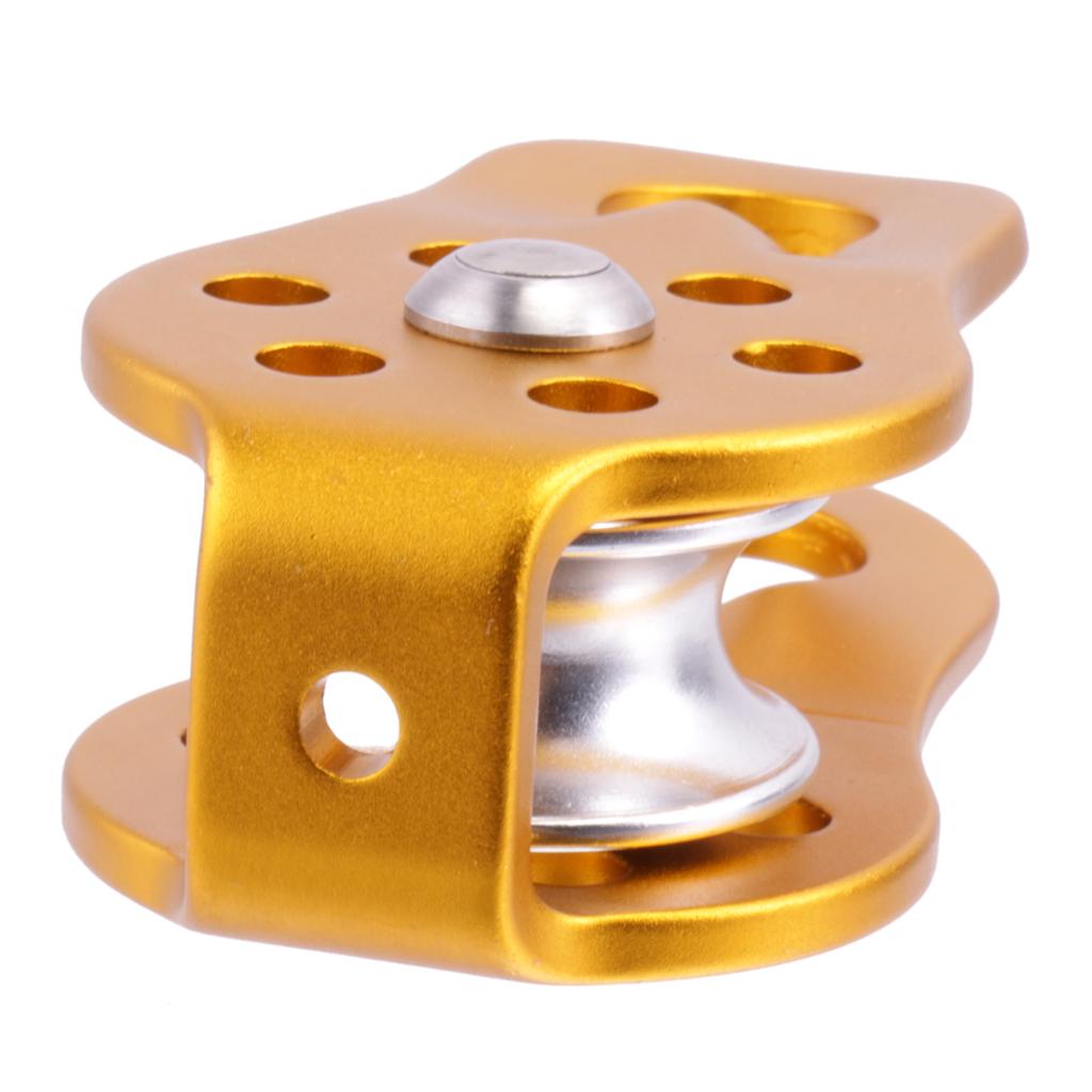 2pcs Outdoor Rock Climbing Rescue Pulley 20KN Rigging Arborist Fixed Type