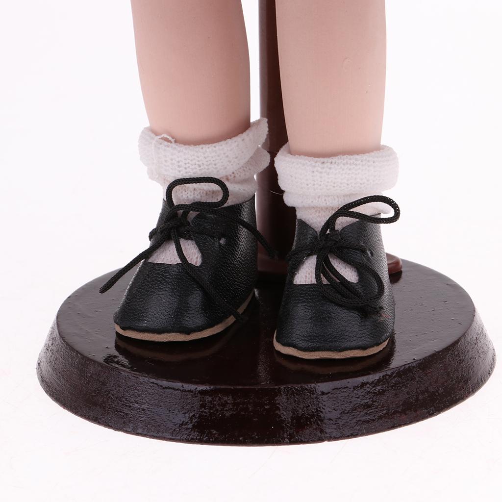 40cm Porcelain Curly Girl Doll People Figures with Blue Dress Hat Gifts