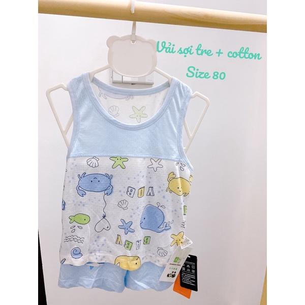 Beyeushop_allforourkids - Loại A Bộ quần áo hàng xuất Set Bộ điều hoà/ Bộ cộc tay /Ba lỗ cho Bé trai Bé gái