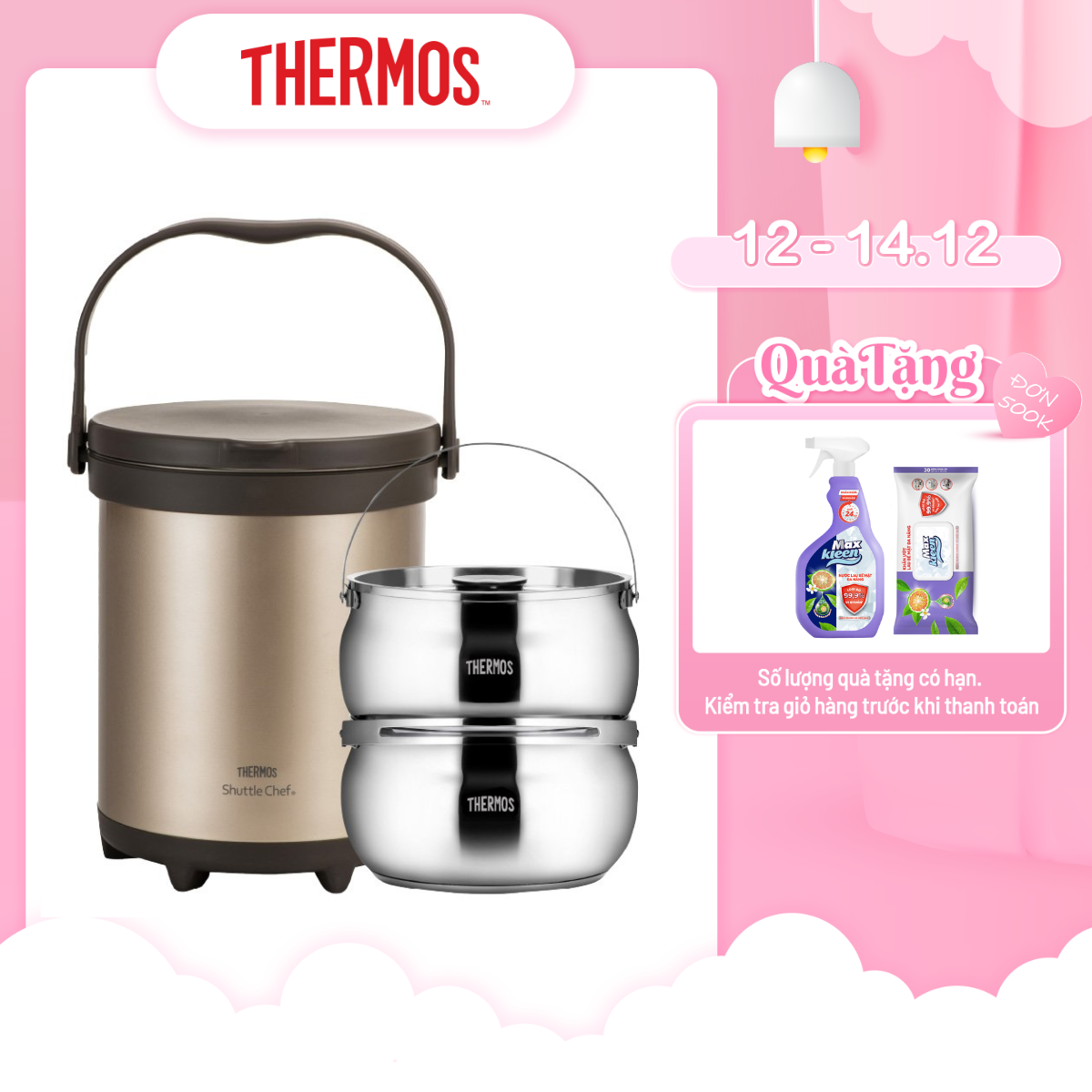 Nồi ủ Thermos - Hàng chính hãng