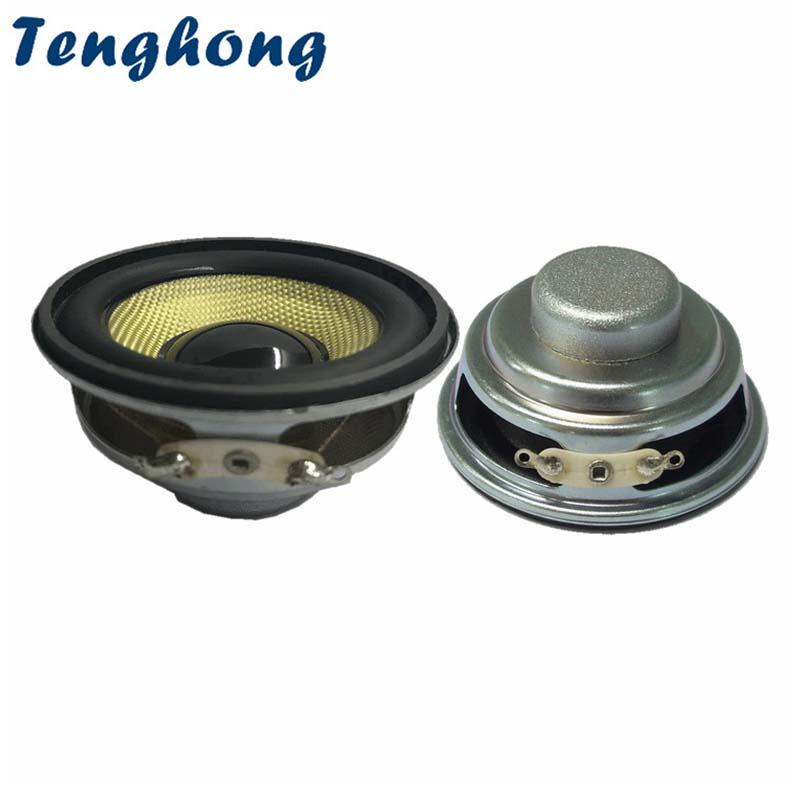 Tenghong 2pcs 2 inch 50mm 4 ohm 8 ohm 5W Loa toàn diện đơn vị Bluetooth Sound loa tròn sợi thủy tinh Neodymium Màu từ tính: 8ohm