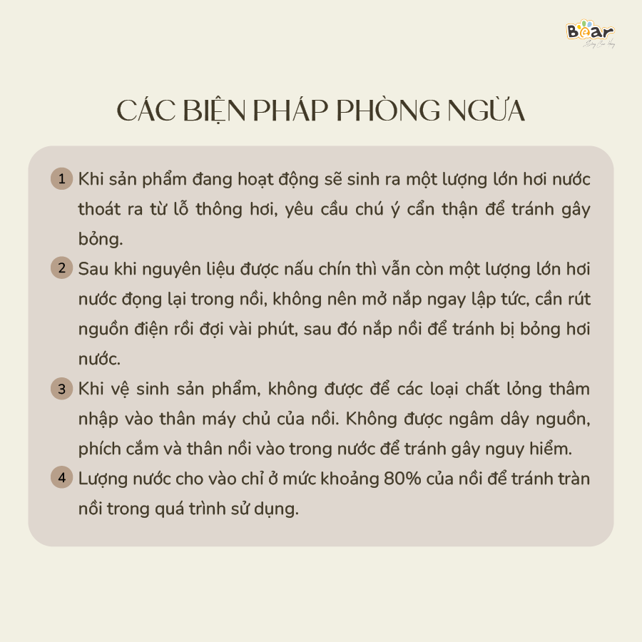 Nồi nấu chậm BEAR 2L Đa Năng Nấu Cháo Hầm Giữ Ấm Giữ Trọn Chất Dinh Dưỡng Bản Tiếng Việt SB-NNC20 - HÀNG CHÍNH HÃNG