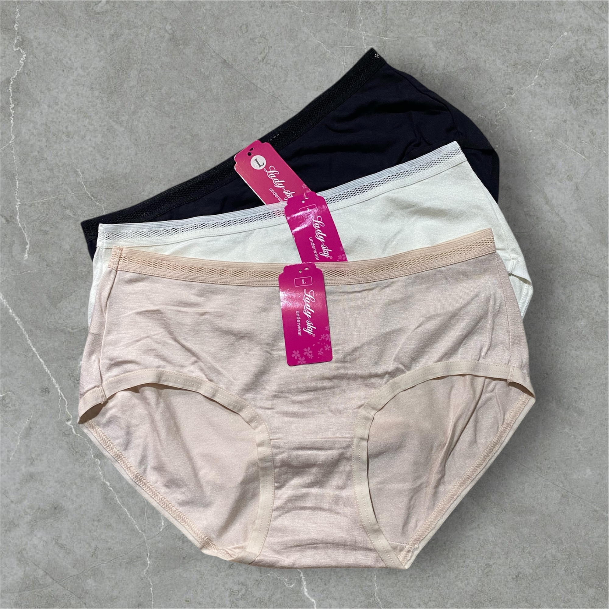 Combo 5 Quần Lót Cotton Lady 099 — Size L/XL/XXL, Thoáng Mát