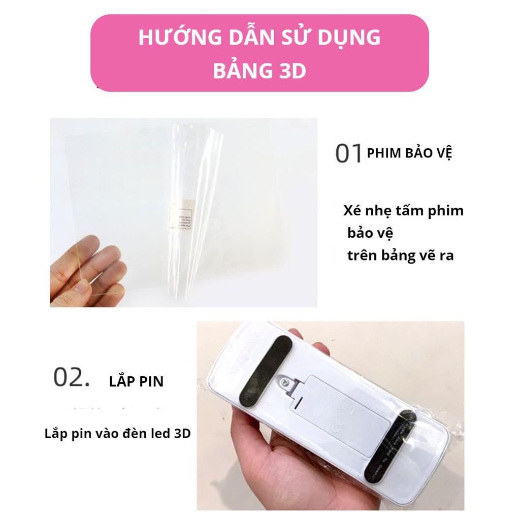 TRANH VẼ 3D HỖ TRỢ BÉ SÁNG TẠO VẼ RA 1 THẾ GIỚI