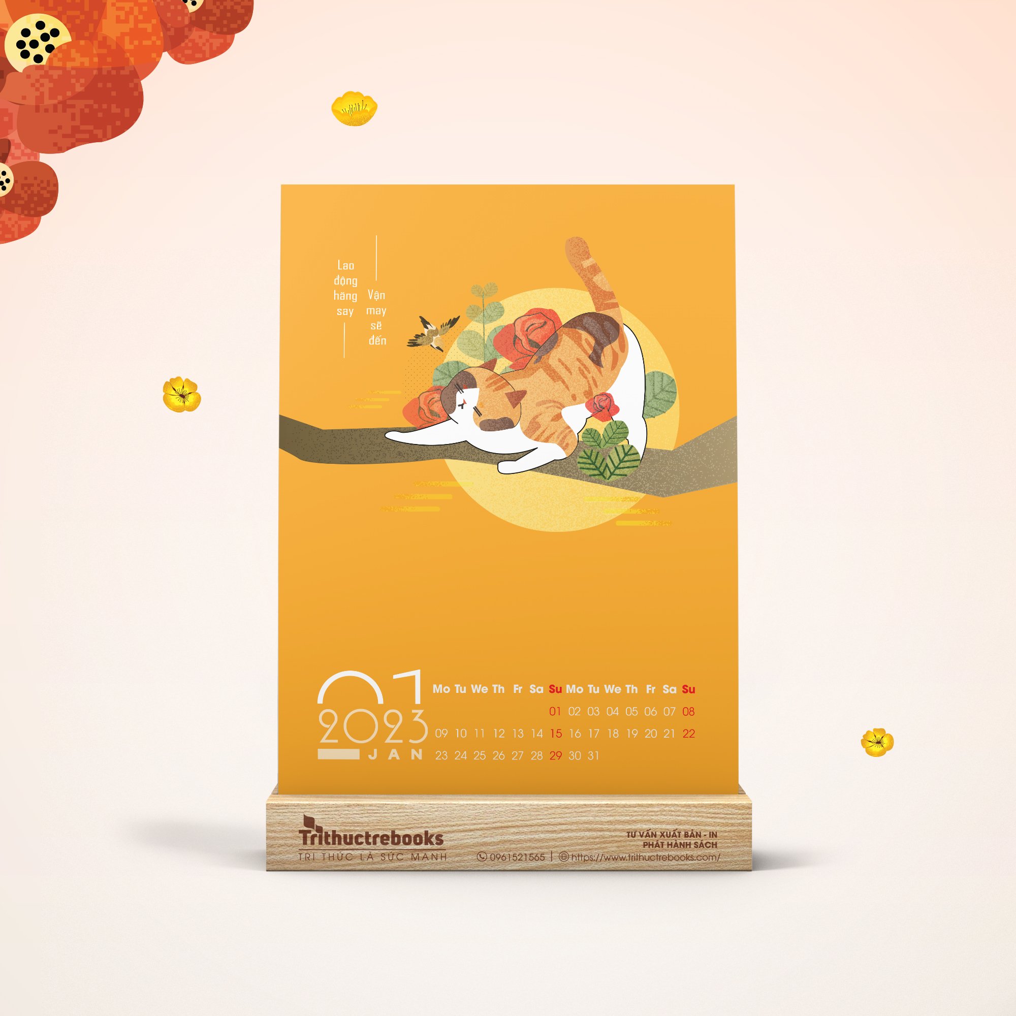 Bộ lịch Tết 2023 “365 độ mèo” - Vạn mèo Tết, Đón xuân về