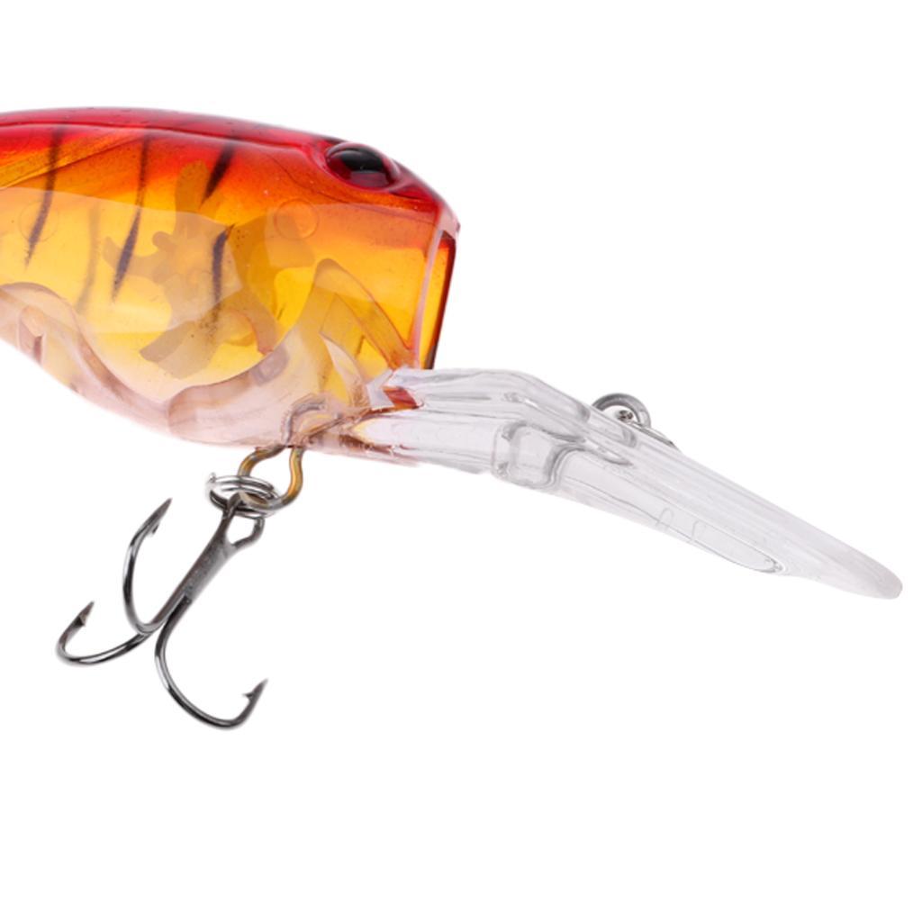 1 Piece Luminous Fishing Lures with Hooks Fishing Baits Hard Baits Minnow Baits Tool