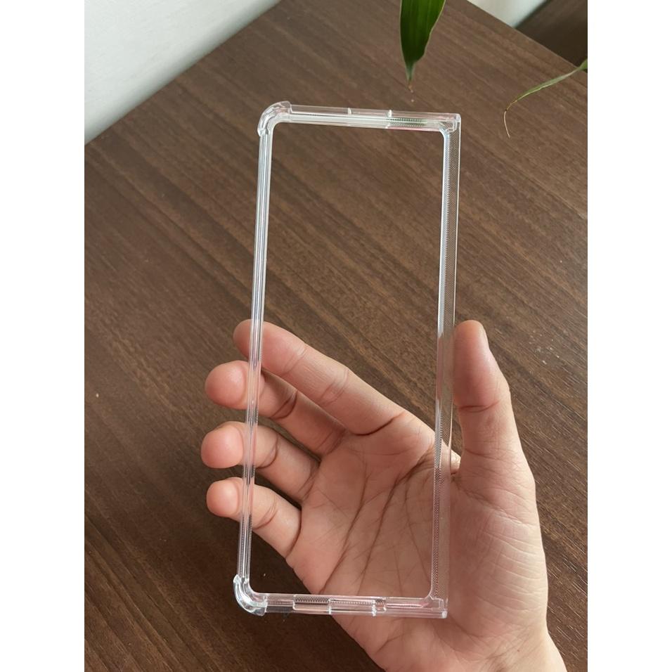 Ốp lưng cho Samsung Galaxy Z Fold 2 trong lưng cứng viền mềm chống sốc