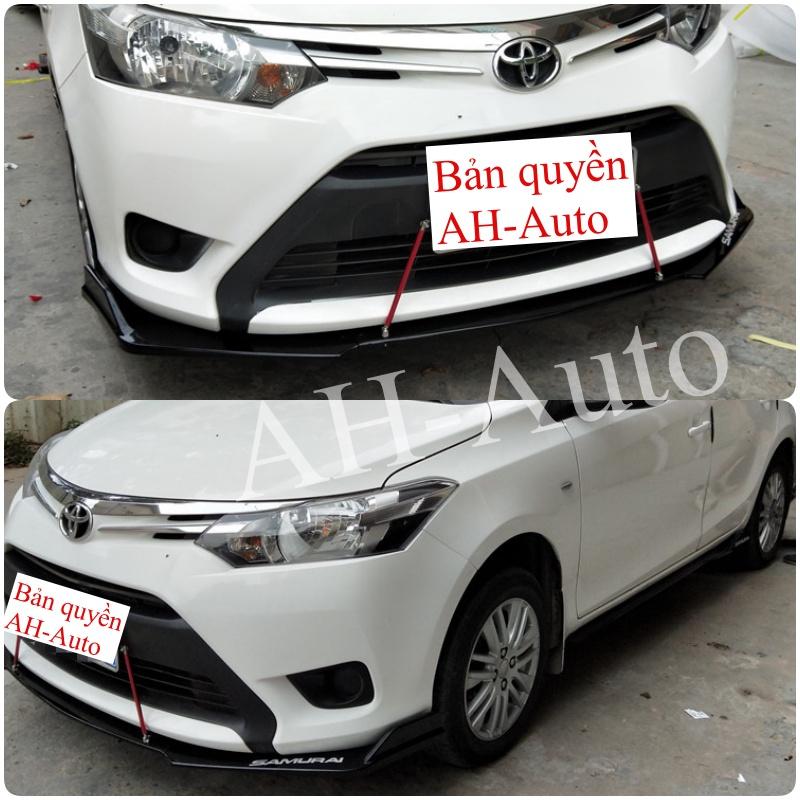 Lip trước ,cản trước Vios mẫu thể thao,nhựa ABS Cao Cấp Chống Va Đập Tốt Phía Dưới Có Gân Tăng Cứng