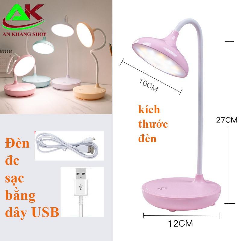 Đèn Led Gấp Điều Chỉnh 3 chế độ sáng ,Sạc Usb Đèn Đọc Sách Cạnh Giường Đèn Đọc Sách Uốn Cong, Đèn Ngủ Đèn Văn Phòng