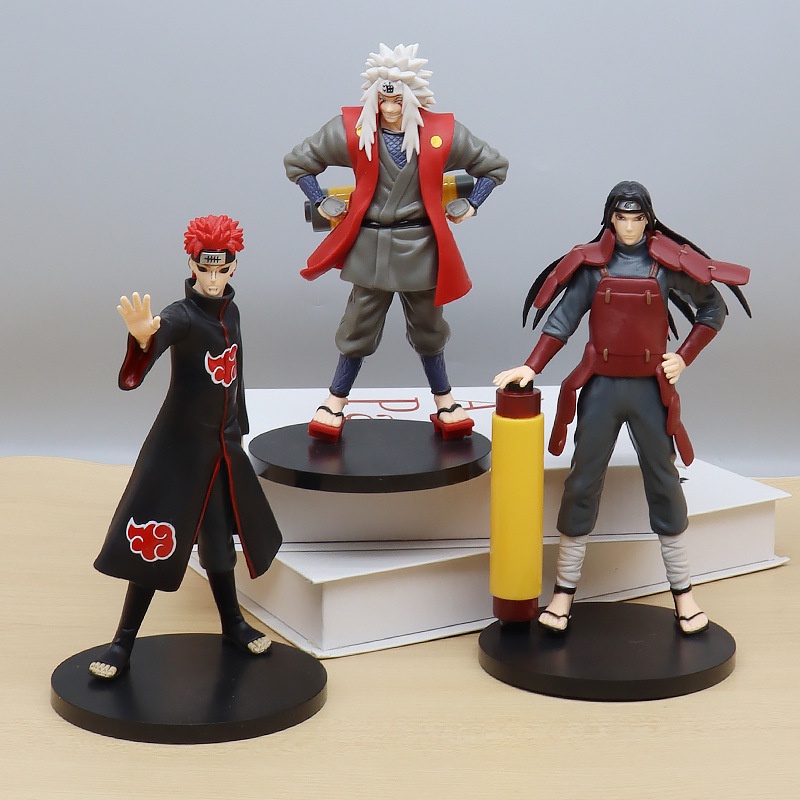 Mô Hình Nhân Vật Naruto Jiraiya Hashirama Madara Tobirama Sasori