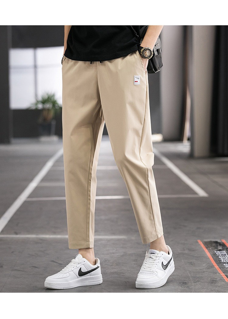 Quần Jogger Nam Nữ Ống Suông Eo Co Dãn Chất Liệu Kaki Mềm Mịn Thấm Hút Mồ Hôi Tốt JGLV30