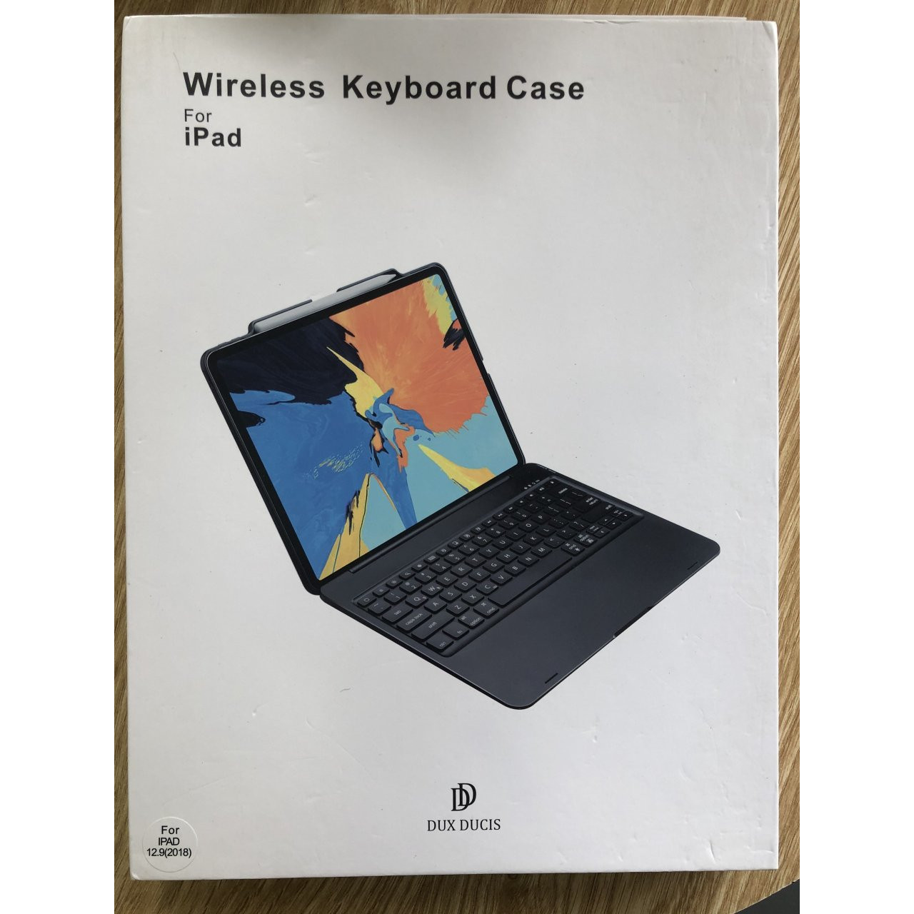 Bao da bàn phím Dux Ducis cho iPad Pro 12.9inch (2018) - Đen - Có khay để bút siêu tiện lợi - Bao da kiêm bàn phím cho iPad Pro 12.9 (2018) - Hàng nhập khẩu