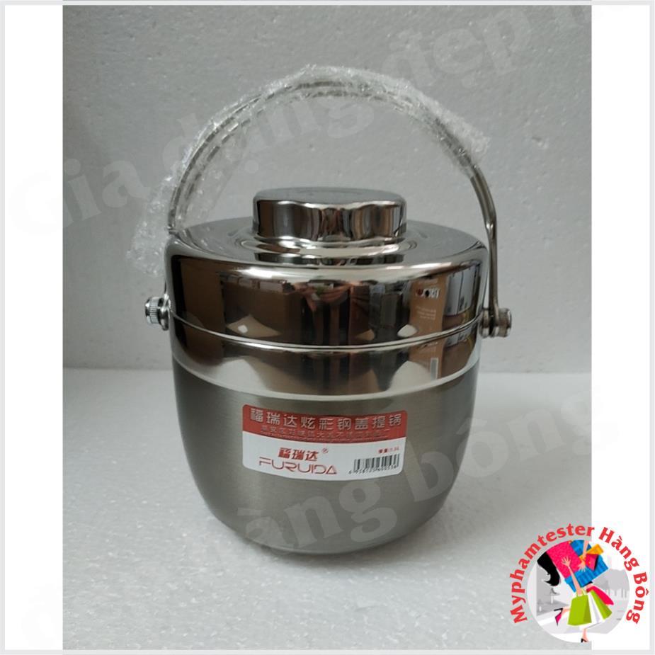 CẶP LỒNG TÁO INOX 304 CAO CẤP 2 NGĂN CÓ DUNG TÍCH 1,2L - 1,5L