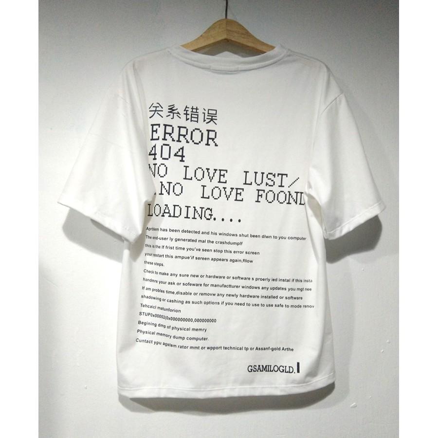 Áo thun nam unisex Stee Error unisex TSP zip eo