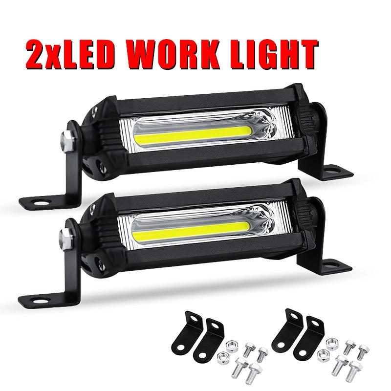 Đèn pha sương mù LED COB 12v 4 inch chiếu sáng an toàn khi lái xe dành cho xe tải/ xe máy/ xe tay ga/ xe địa hình