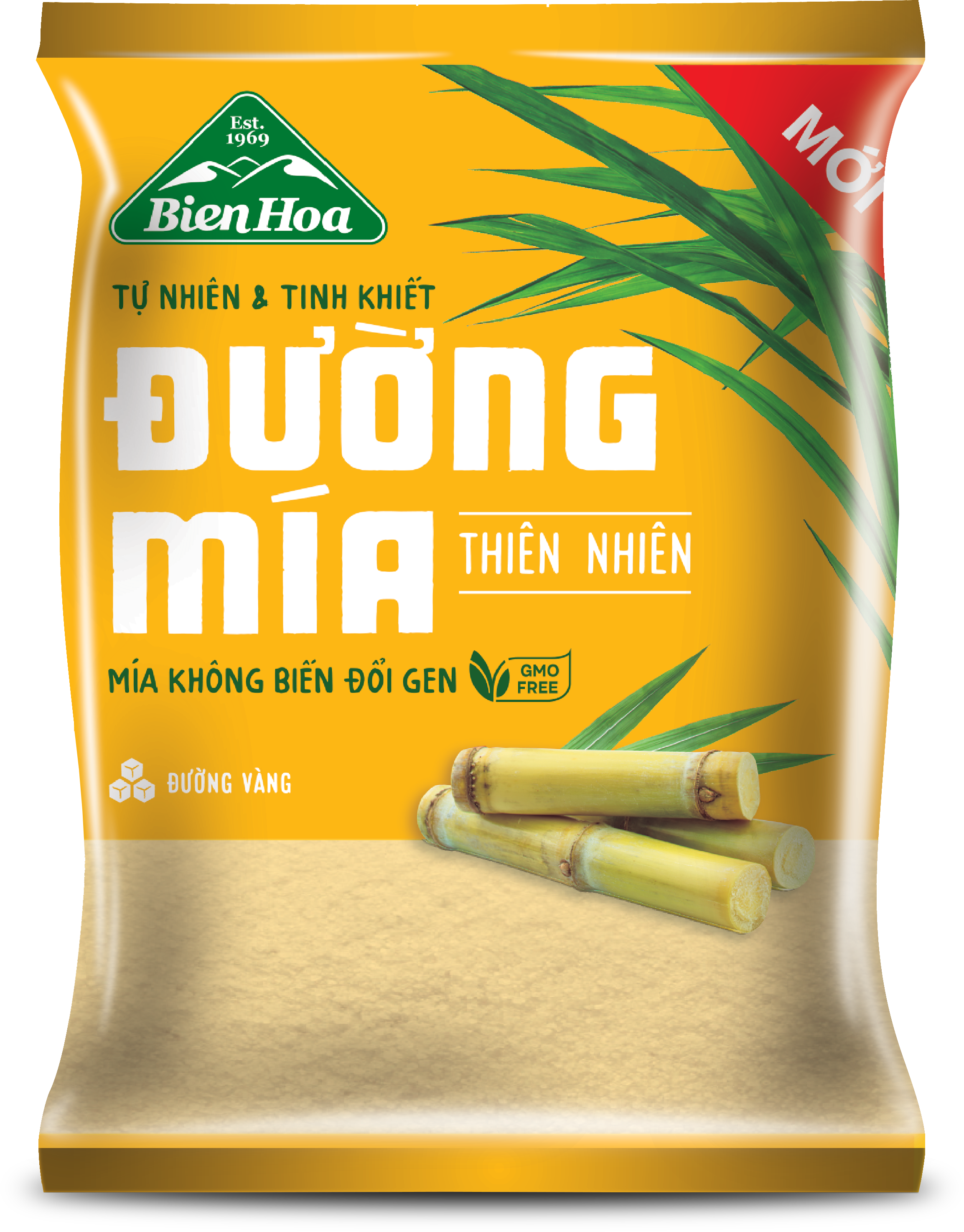 Đường mía thiên nhiên Biên Hòa 1kg/túi